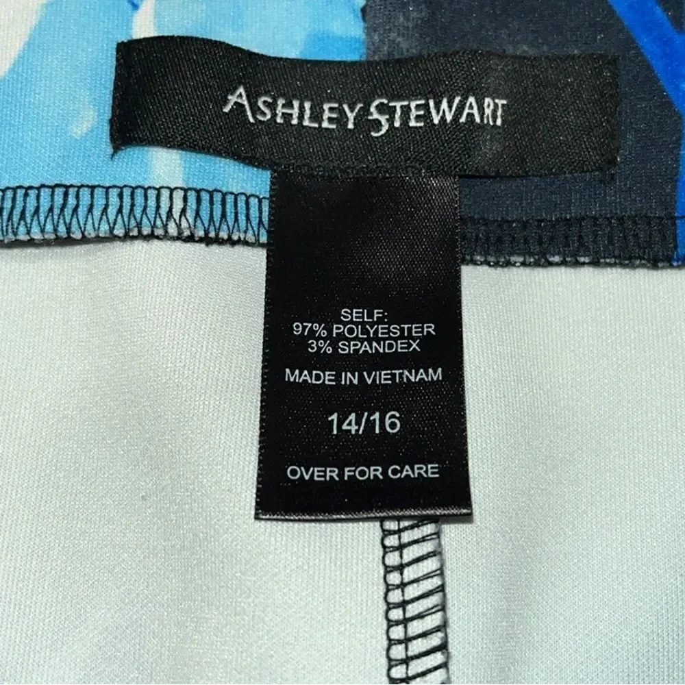 Ashley Stewart Floral Print Pencil Skirt